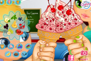 《制作美味甜筒》游戏画面1