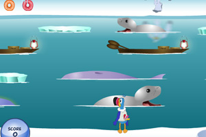 《鹦鹉冰川过河》游戏画面1