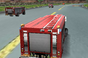 《3D消防车竞速》游戏画面1