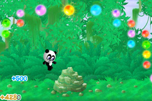 《可爱熊猫跑酷升级版》游戏画面1