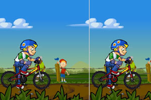 《自行车找茬》游戏画面1