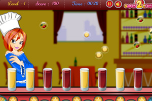 《忙碌的果汁店》游戏画面1