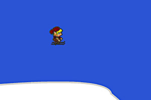《小男孩滑雪》游戏画面1