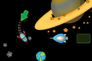 《太空中的火箭》游戏画面1