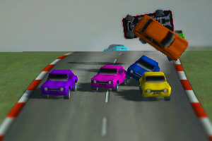 《马路大战赛车》游戏画面1