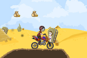 《崎岖山路摩托车》游戏画面1
