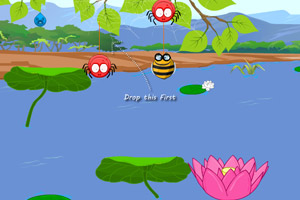 《可怜的小蜜蜂选关版》游戏画面1