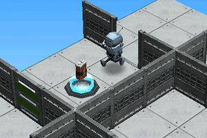 《3D机器人闯迷宫》游戏画面1