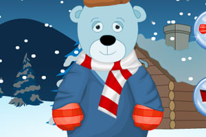 《雪天里的圣诞熊》游戏画面1