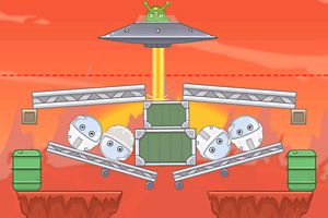 《保护宇航员选关版》游戏画面1