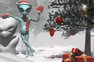 《外星人圣诞拼图》游戏画面1