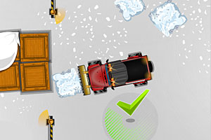 《铲雪大卡车》游戏画面1