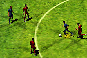 《3D绿荫足球》游戏画面1