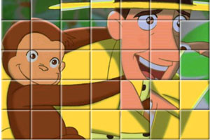 《小猴子的旋转拼图》游戏画面1