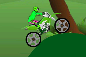 《山路障碍摩托赛》游戏画面1