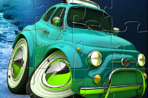 《3D汽车拼图》游戏画面1