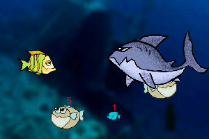 《深海泡泡鱼》游戏画面1