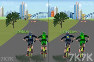《双人自行车对战》游戏画面1