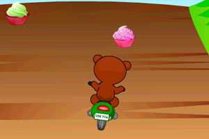 《小熊玩摩托》游戏画面1