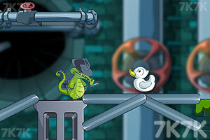 《顽皮小鳄鱼找小鸭2》游戏画面3