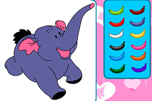 《大象宝宝上色》游戏画面1