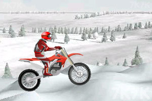 《冰山雪地摩托车》游戏画面9