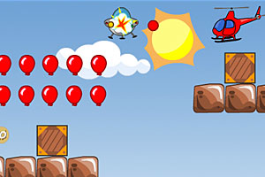 《飞机撞气球2无敌版》游戏画面1