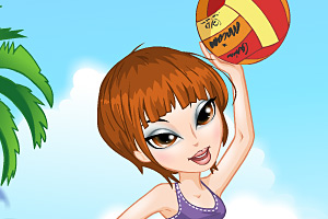 《沙滩排球打扮》游戏画面1