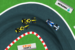 《疯狂F1赛车竞速无敌版》游戏画面1
