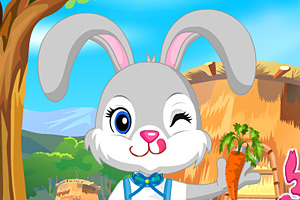 《兔子换装》游戏画面1