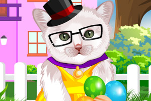 《打扮快乐小猫》游戏画面1