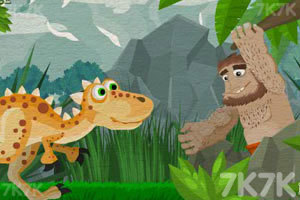 《小恐龙森林探险2选关版》游戏画面1
