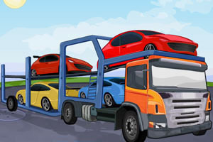 《运输汽车的大卡车2无敌版》游戏画面1