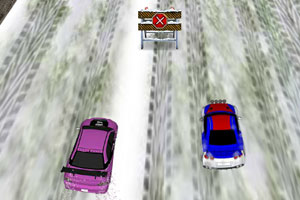 《冬季汽车拉力》游戏画面1