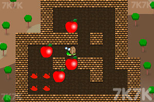 《小蜗牛推苹果2》游戏画面2