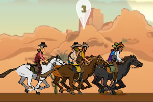 《西部牛仔赛马》游戏画面1