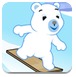 小熊玩滑雪