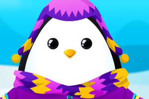 《冬季企鹅装扮》游戏画面1