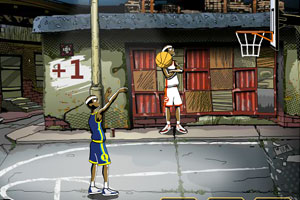 《篮球投篮比赛》游戏画面1