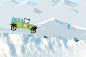 牛奶卡车冰路驾驶