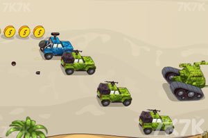 《沙漠武装汽车》游戏画面2