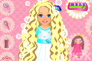 《公主和宝宝的发型》游戏画面4