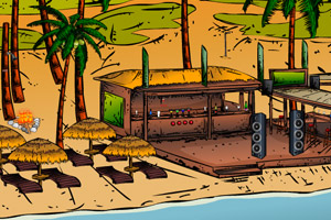 《逃离海滩酒吧》游戏画面1