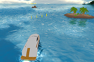 《3D急速快艇》游戏画面1