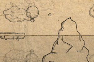《飞翔的氢气球》游戏画面1