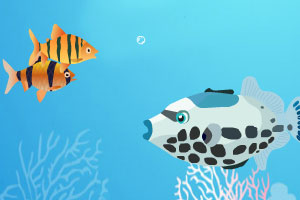 《双人版大鱼吃小鱼2》游戏画面1