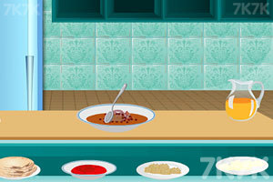 《制作美味的烤肉卷》游戏画面3