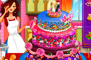 《婚礼蛋糕的装饰》游戏画面1