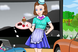《50年代的餐厅女孩》游戏画面1