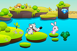 《天天跳跳兔电脑版》游戏画面1